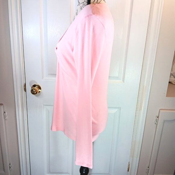 H&M Mama Maternity Top Tee Blouse Pullover Long Sleeve Pink Women's Size M NWT - Picture 9 of 16